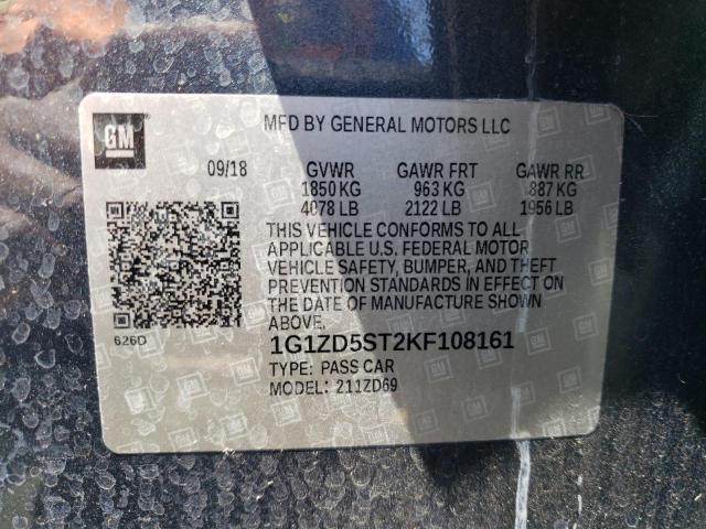 Photo 12 VIN: 1G1ZD5ST2KF108161 - CHEVROLET MALIBU 