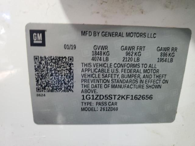 Photo 11 VIN: 1G1ZD5ST2KF162656 - CHEVROLET MALIBU 