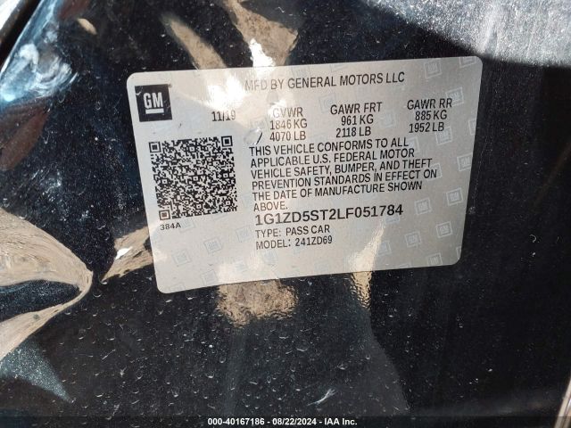 Photo 8 VIN: 1G1ZD5ST2LF051784 - CHEVROLET MALIBU 