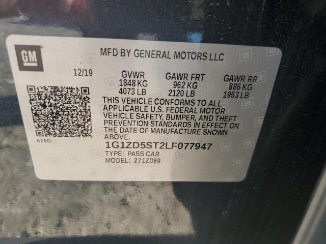 Photo 12 VIN: 1G1ZD5ST2LF077947 - CHEVROLET MALIBU 