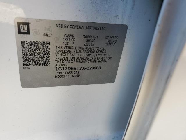 Photo 11 VIN: 1G1ZD5ST3JF128868 - CHEVROLET MALIBU 