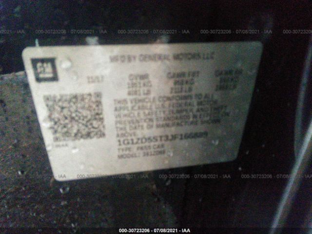 Photo 8 VIN: 1G1ZD5ST3JF166889 - CHEVROLET MALIBU 