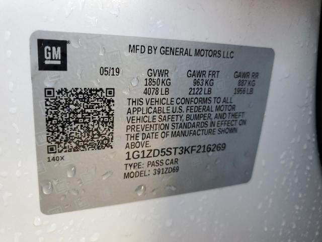 Photo 11 VIN: 1G1ZD5ST3KF216269 - CHEVROLET MALIBU LT 