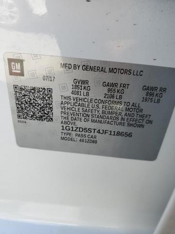 Photo 11 VIN: 1G1ZD5ST4JF118656 - CHEVROLET MALIBU LT 