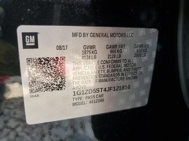 Photo 11 VIN: 1G1ZD5ST4JF121816 - CHEVROLET MALIBU LT 