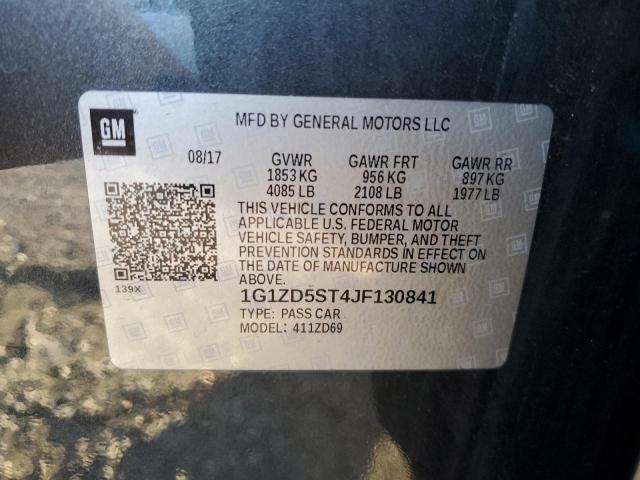 Photo 12 VIN: 1G1ZD5ST4JF130841 - CHEVROLET MALIBU 