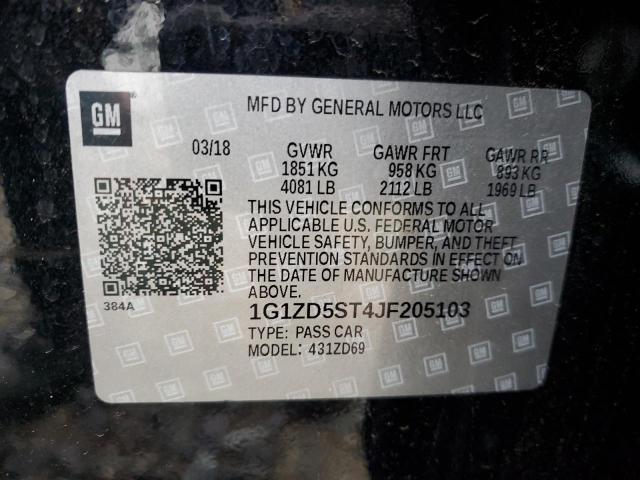 Photo 11 VIN: 1G1ZD5ST4JF205103 - CHEVROLET MALIBU 