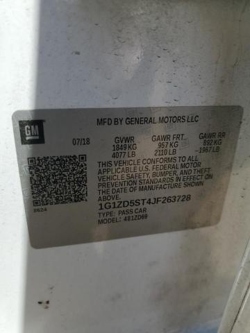 Photo 11 VIN: 1G1ZD5ST4JF263728 - CHEVROLET MALIBU LT 