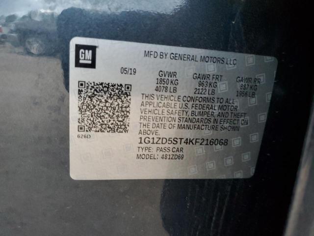 Photo 11 VIN: 1G1ZD5ST4KF216068 - CHEVROLET MALIBU LT 