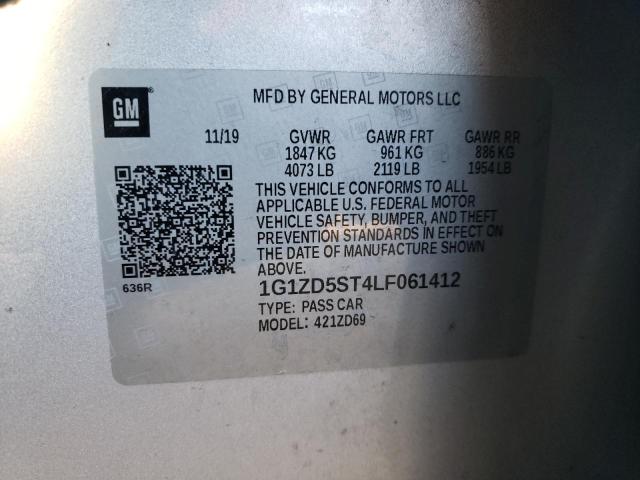 Photo 11 VIN: 1G1ZD5ST4LF061412 - CHEVROLET MALIBU 