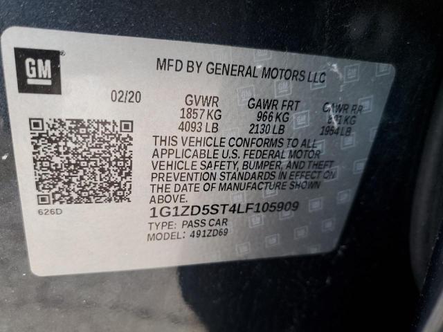 Photo 9 VIN: 1G1ZD5ST4LF105909 - CHEVROLET MALIBU LT 