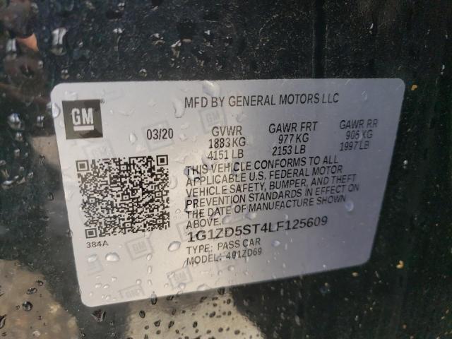 Photo 12 VIN: 1G1ZD5ST4LF125609 - CHEVROLET MALIBU LT 