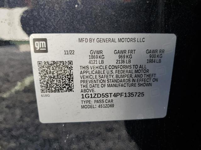 Photo 11 VIN: 1G1ZD5ST4PF135725 - CHEVROLET MALIBU 