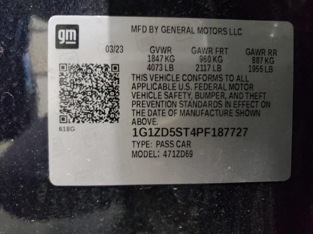 Photo 11 VIN: 1G1ZD5ST4PF187727 - CHEVROLET MALIBU 