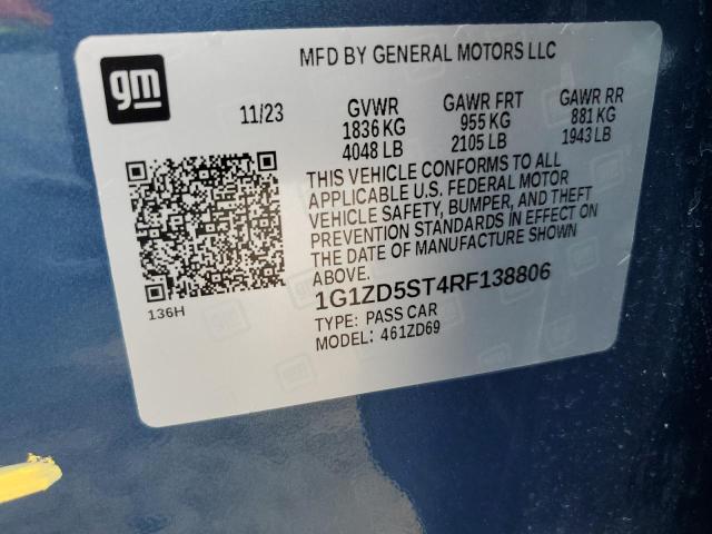 Photo 12 VIN: 1G1ZD5ST4RF138806 - CHEVROLET MALIBU LT 