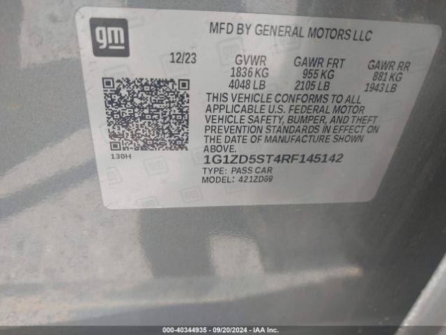 Photo 8 VIN: 1G1ZD5ST4RF145142 - CHEVROLET MALIBU 