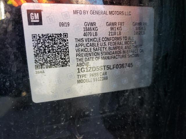 Photo 12 VIN: 1G1ZD5ST5LF036745 - CHEVROLET MALIBU 