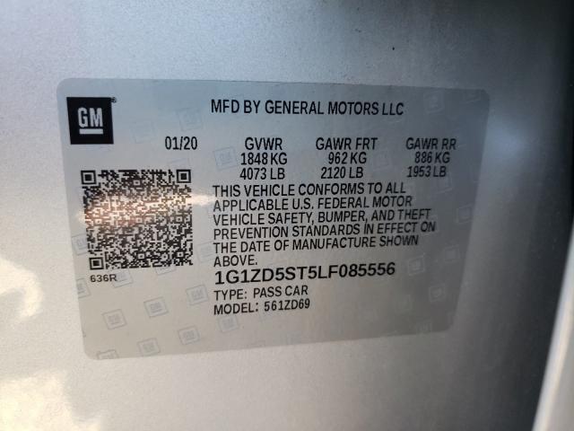 Photo 9 VIN: 1G1ZD5ST5LF085556 - CHEVROLET MALIBU LT 