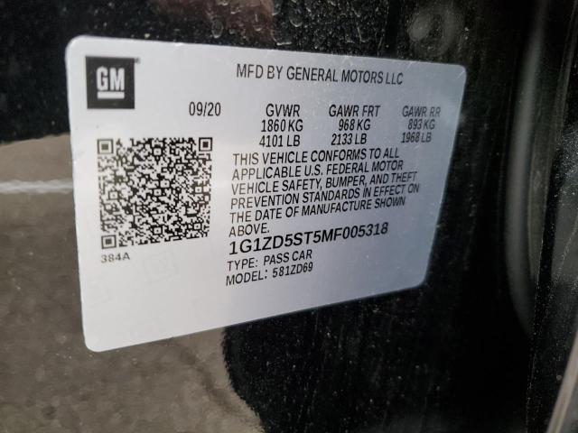 Photo 11 VIN: 1G1ZD5ST5MF005318 - CHEVROLET MALIBU 