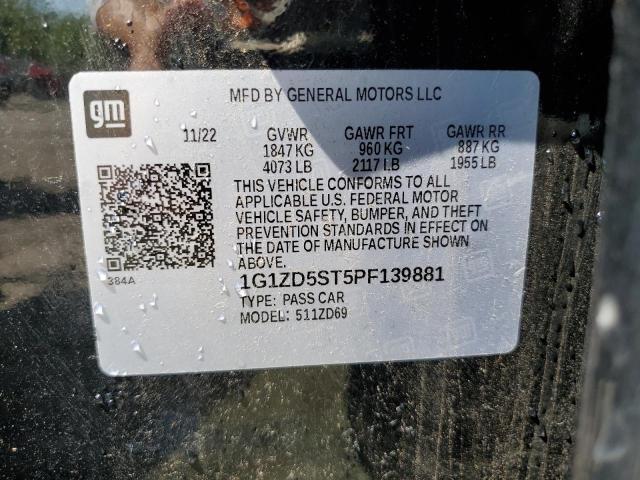 Photo 11 VIN: 1G1ZD5ST5PF139881 - CHEVROLET MALIBU 