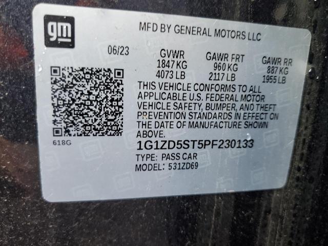 Photo 12 VIN: 1G1ZD5ST5PF230133 - CHEVROLET MALIBU LT 