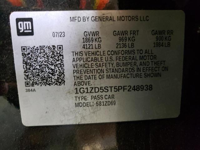 Photo 11 VIN: 1G1ZD5ST5PF248938 - CHEVROLET MALIBU LT 