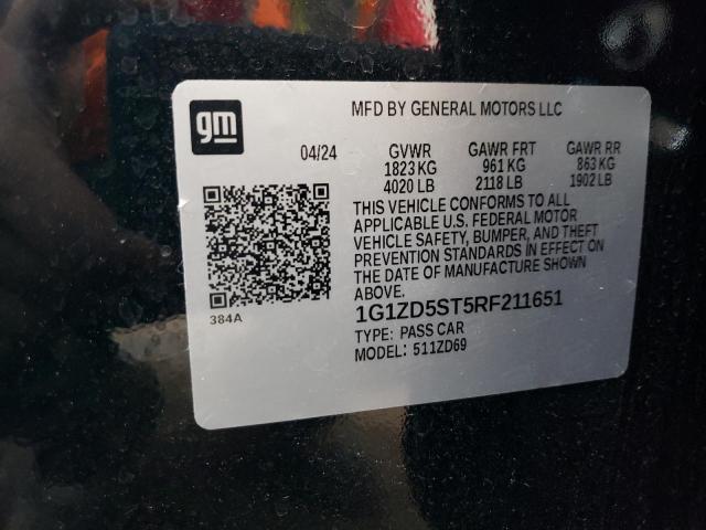 Photo 11 VIN: 1G1ZD5ST5RF211651 - CHEVROLET MALIBU LT 