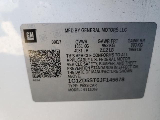 Photo 11 VIN: 1G1ZD5ST6JF145678 - CHEVROLET MALIBU LT 