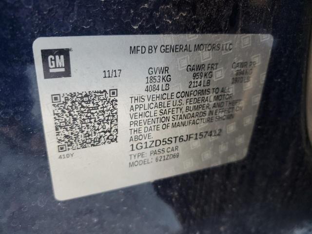 Photo 12 VIN: 1G1ZD5ST6JF157412 - CHEVROLET MALIBU 