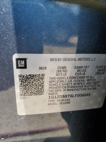 Photo 11 VIN: 1G1ZD5ST6LF006685 - CHEVROLET MALIBU 