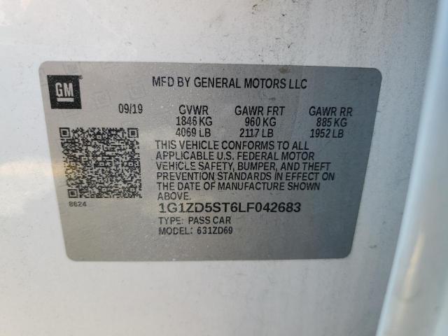 Photo 12 VIN: 1G1ZD5ST6LF042683 - CHEVROLET MALIBU LT 