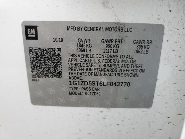 Photo 11 VIN: 1G1ZD5ST6LF043770 - CHEVROLET MALIBU 