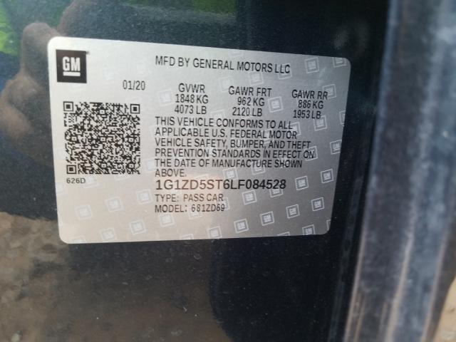 Photo 9 VIN: 1G1ZD5ST6LF084528 - CHEVROLET MALIBU LT 