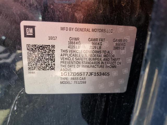 Photo 11 VIN: 1G1ZD5ST7JF153465 - CHEVROLET MALIBU 