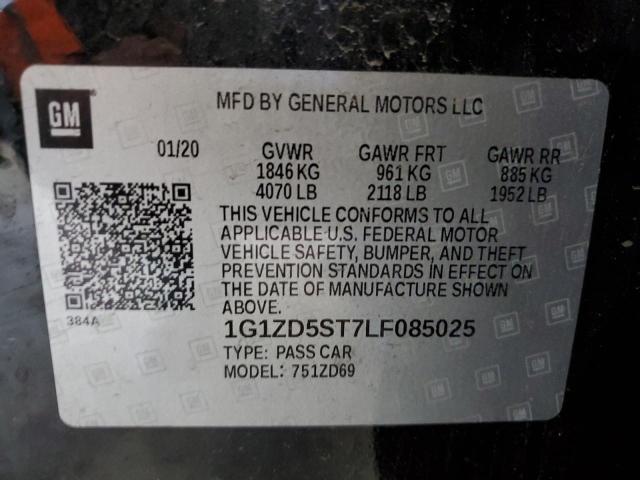 Photo 11 VIN: 1G1ZD5ST7LF085025 - CHEVROLET MALIBU 