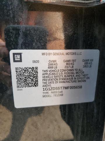 Photo 12 VIN: 1G1ZD5ST7MF005658 - CHEVROLET MALIBU LT 
