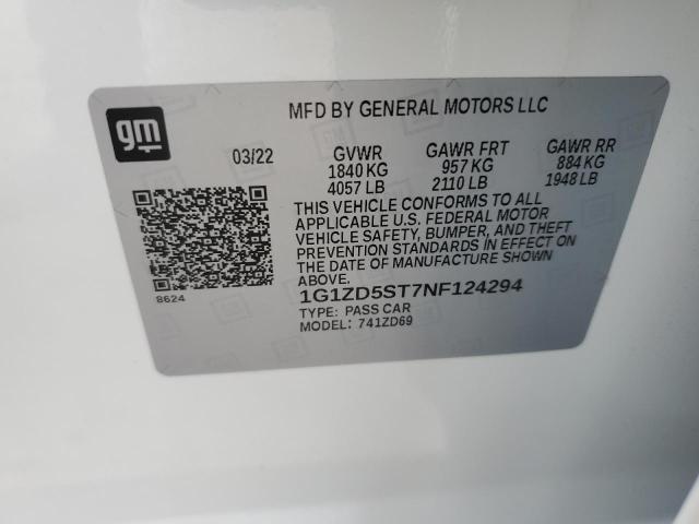 Photo 11 VIN: 1G1ZD5ST7NF124294 - CHEVROLET MALIBU 