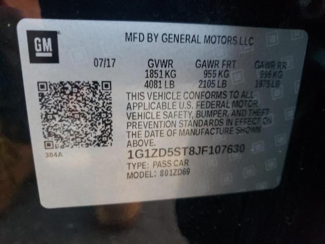 Photo 11 VIN: 1G1ZD5ST8JF107630 - CHEVROLET MALIBU LT 