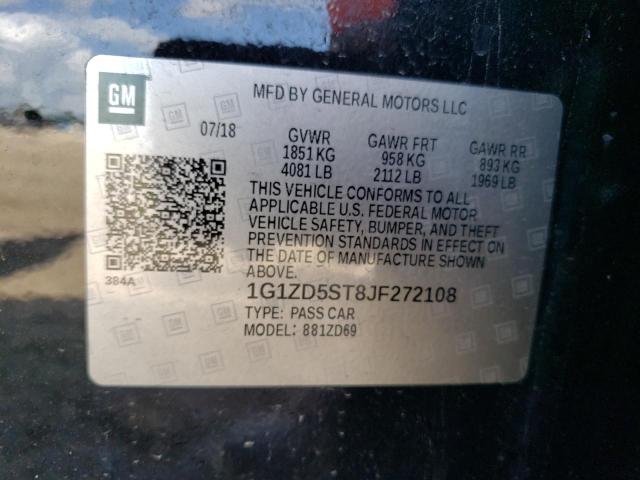 Photo 12 VIN: 1G1ZD5ST8JF272108 - CHEVROLET MALIBU LT 