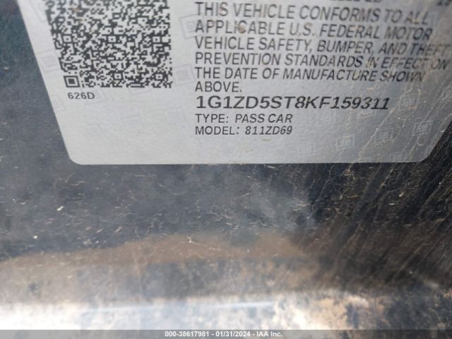 Photo 8 VIN: 1G1ZD5ST8KF159311 - CHEVROLET MALIBU 