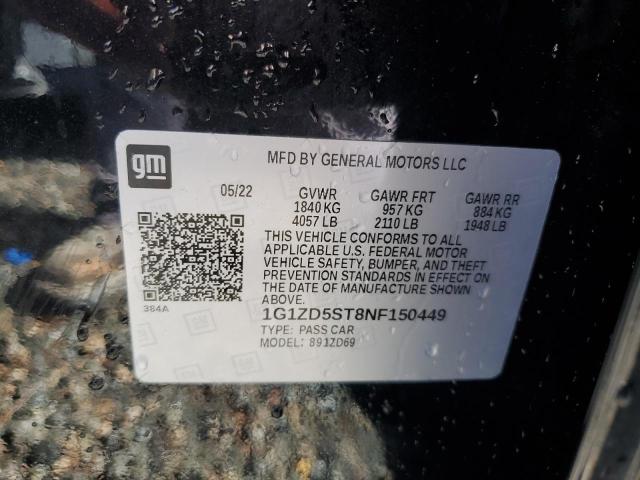 Photo 12 VIN: 1G1ZD5ST8NF150449 - CHEVROLET MALIBU LT 