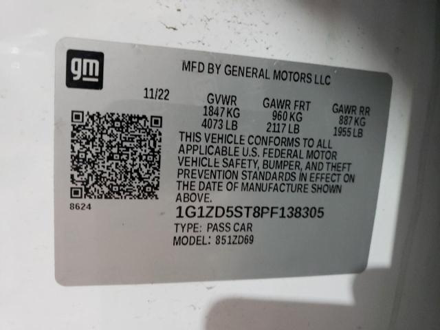 Photo 11 VIN: 1G1ZD5ST8PF138305 - CHEVROLET MALIBU 