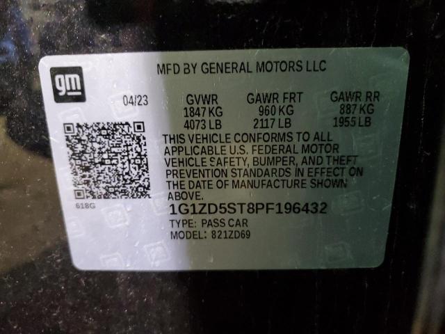 Photo 11 VIN: 1G1ZD5ST8PF196432 - CHEVROLET MALIBU LT 