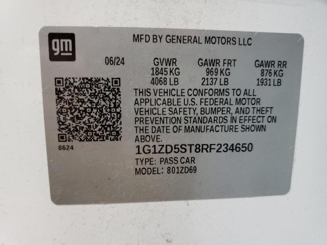 Photo 11 VIN: 1G1ZD5ST8RF234650 - CHEVROLET MALIBU LT 