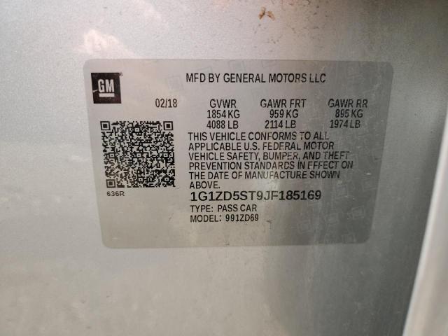 Photo 11 VIN: 1G1ZD5ST9JF185169 - CHEVROLET MALIBU 