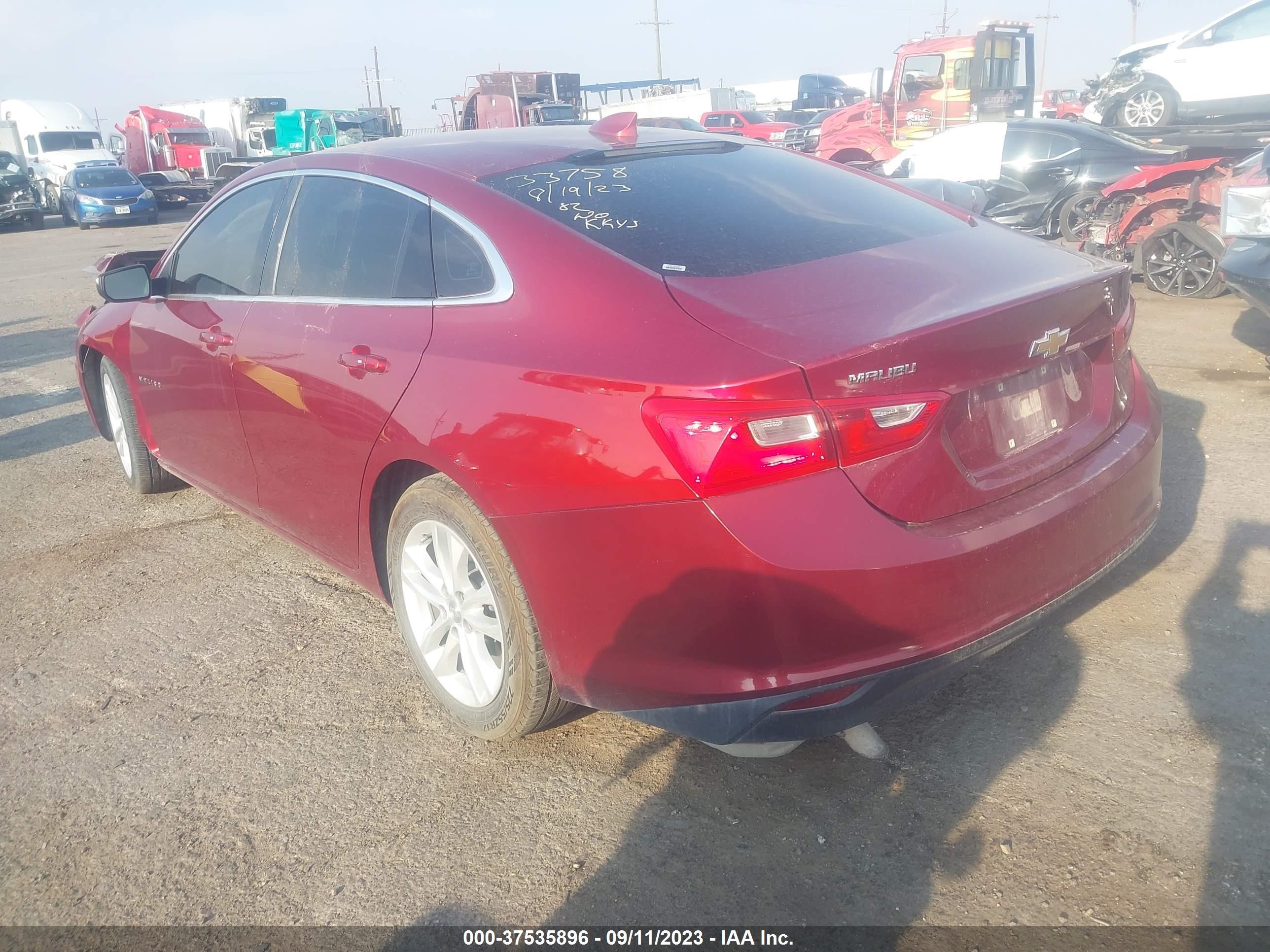 Photo 2 VIN: 1G1ZD5ST9JF188623 - CHEVROLET MALIBU 