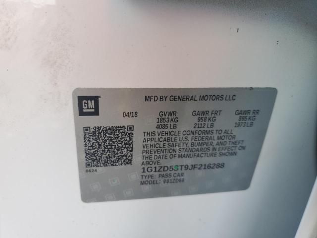 Photo 11 VIN: 1G1ZD5ST9JF216288 - CHEVROLET MALIBU LT 