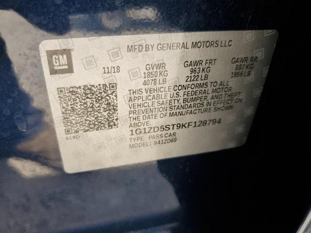 Photo 11 VIN: 1G1ZD5ST9KF128794 - CHEVROLET MALIBU LT 