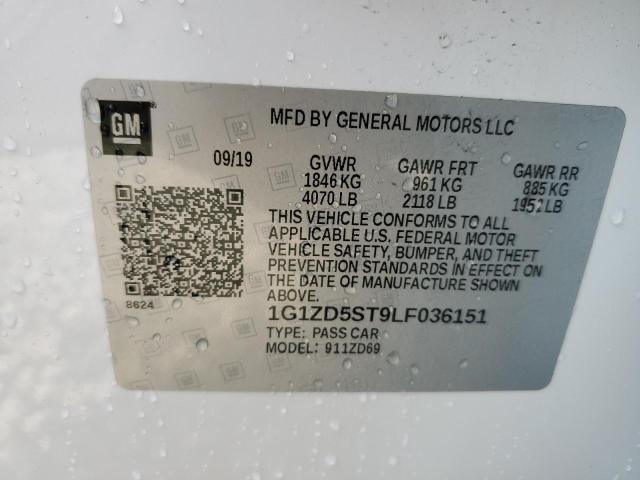 Photo 12 VIN: 1G1ZD5ST9LF036151 - CHEVROLET MALIBU LT 