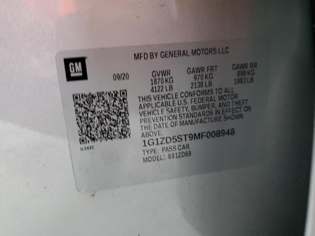 Photo 11 VIN: 1G1ZD5ST9MF008948 - CHEVROLET MALIBU LT 